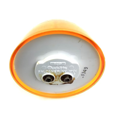 Truck-Lite Incandescent, Yellow Beehive, 1 Bulb, Marker Clearance Light, Pc, Pl-10, 12V 10203Y